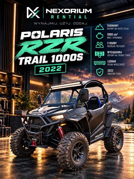 Polaris RZR S 1000 – wynajem UTV 4x4 | Będzin