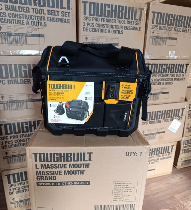 Сумка для інструментів ToughBuilt TB-CT-62-16A велика горловина 460мм