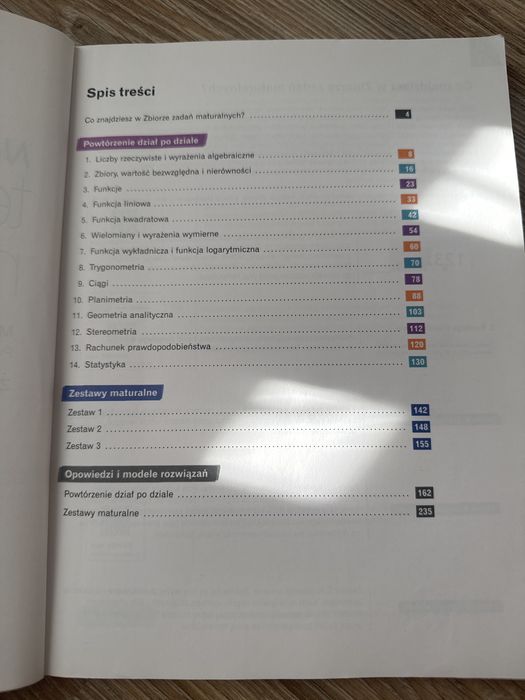 Zbior zadan maturalnych matematyka Nowa Era
