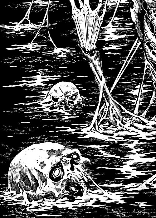 Принт. (Блэк метал арт, дэт метал арт, черепа)