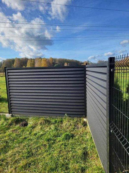 Ogrodzenie Tarasy Barierki Panel Żaluzja do Samodzielnego Montażu