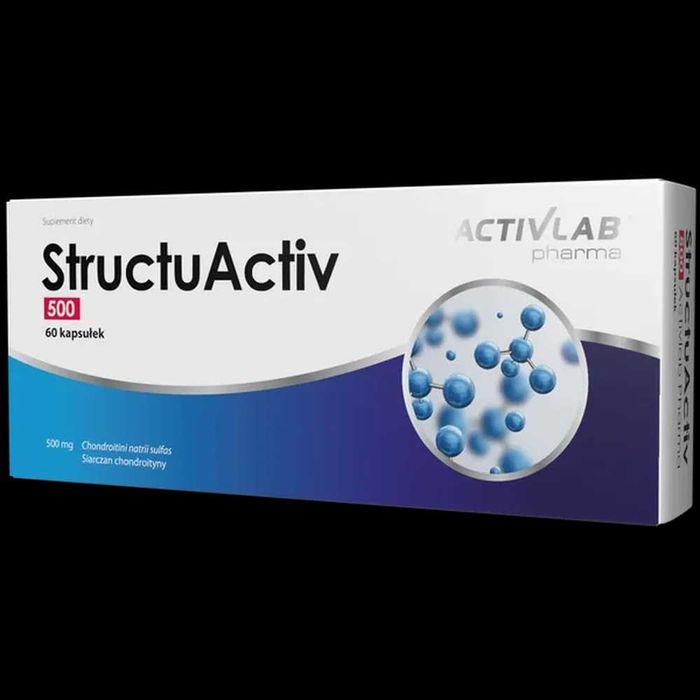 Structuactiv chondroityna 60 tabl stawy kolana biodra 3 opak.