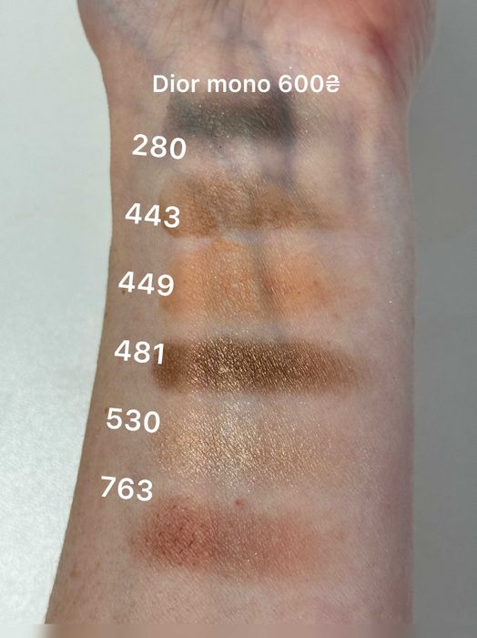 Професійні стійкі тіні для повік DIOR Diorshow Mono Couleur Couture