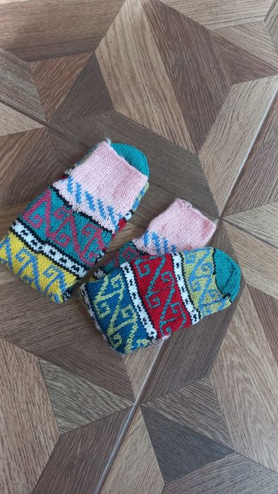 Носки вязаные тёплые