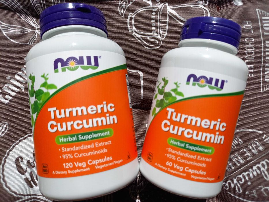 Now Foods, Turmeric Curcumin  куркумин, куркума 60 120 капсул