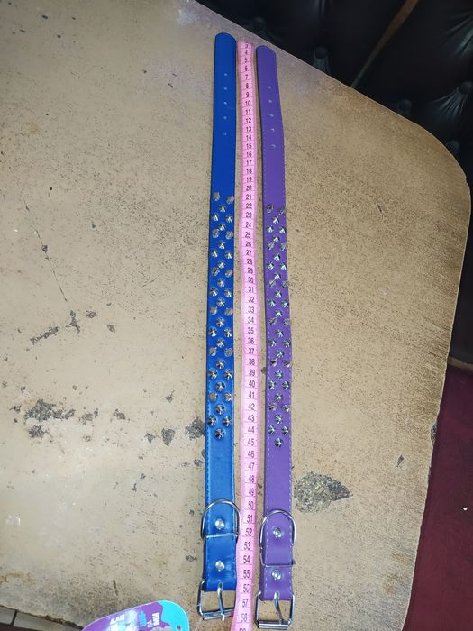 Ошийник з шипами для собак, еко шкіра
99