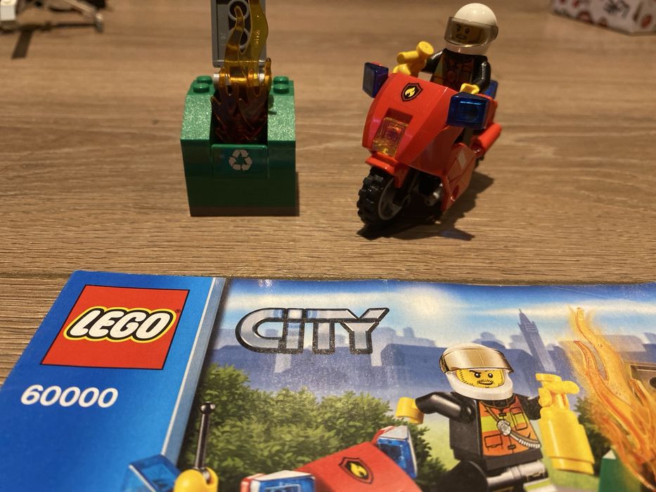 Lego city motocykl strazacki 6000