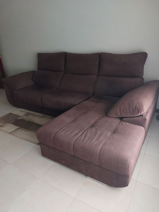 Sofá chaise longue comprimento 3 m