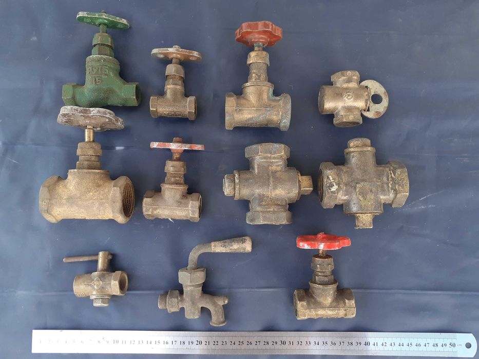 Вентили советские латунные вода и газ