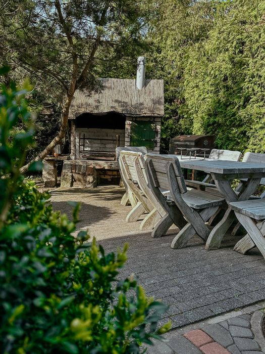 Dom na Mazurach. Noclegi Bogaczewo blisko jeziora, balia, basen