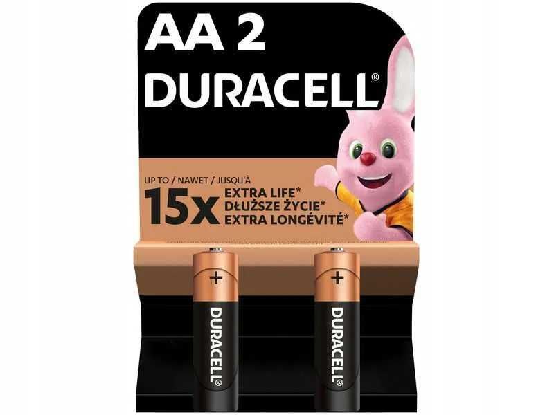 Oryginalna bateria alkaliczna Duracell AA (R6) 2 sztuki MN1500 LR6