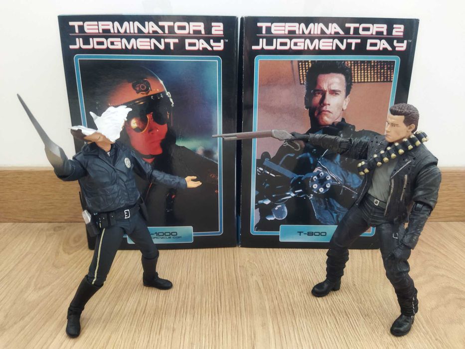 NECA Terminador 2 Judgment Day T-800 T-1000