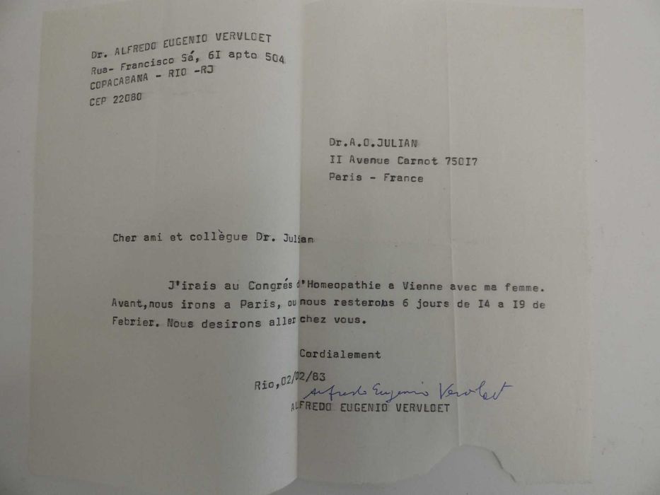 Livro Hahnemann e Pavlov - Homeopatia - Assinatura e carta do Autor