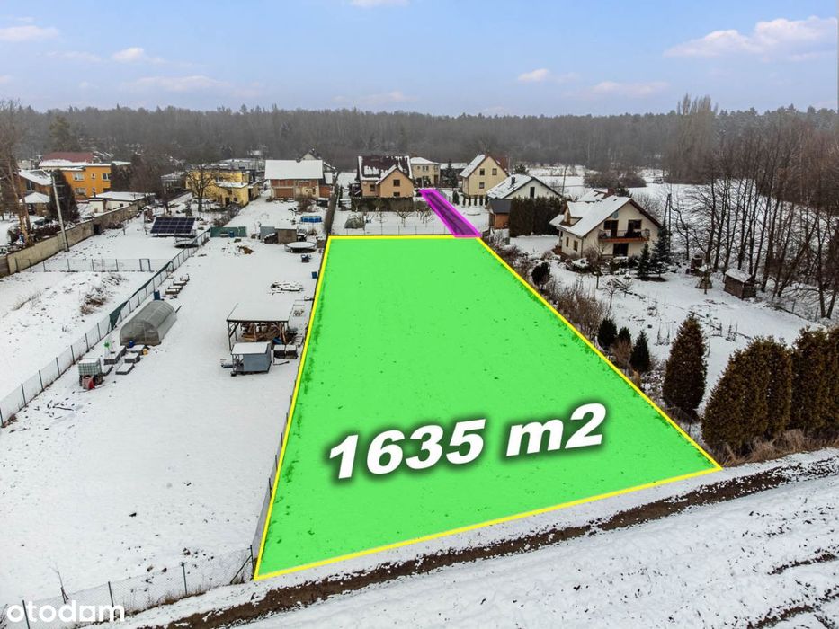 Na Sprzedaż Duża Działka (1635m2) Budowlano-Rolna