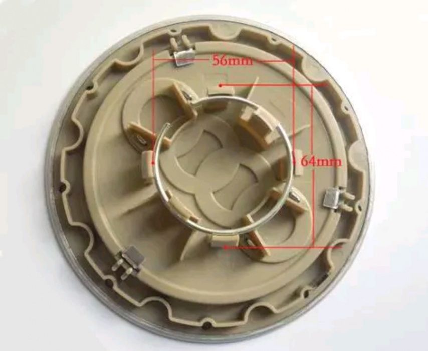 Centros tampas para jantes Audi S Line referência   8D0.601.165.K