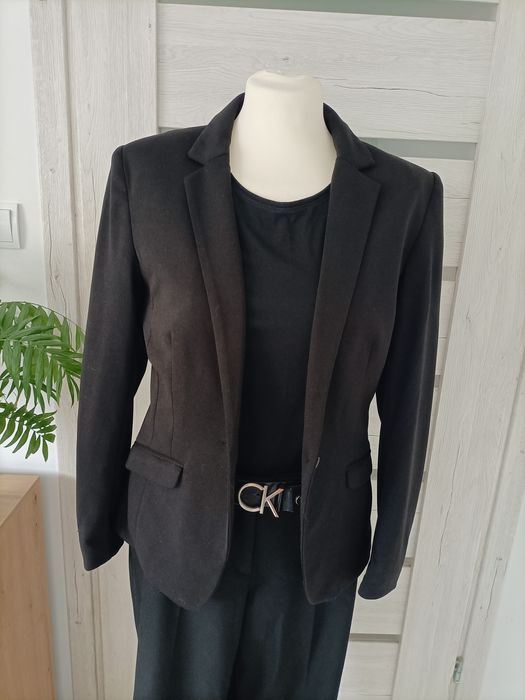 Czarna klasyczna marynarka żakiet M/L elegancka na codzień H&M casual