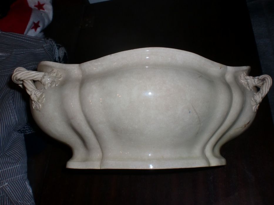 Taça terrina de louça antiga