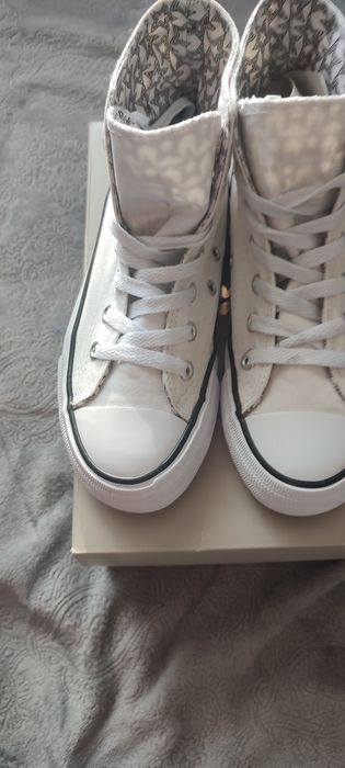 Trampki wysokie białe New Yorker rozm 36
