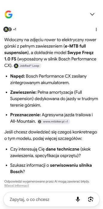 Rower elektryczny Kross