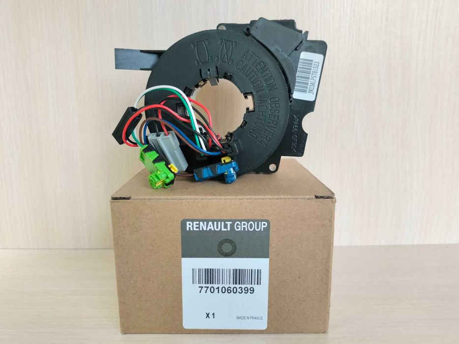 Шлейф керма, модуль подушки безпеки Renault Scenic 2 03-09 7701060399