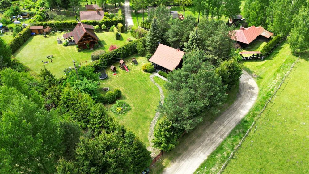 Domek letniskowy z tarasem i ogrodem - Murawki