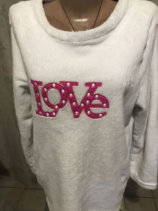 Пижaма + штаны для дома флис L или 52-55р.