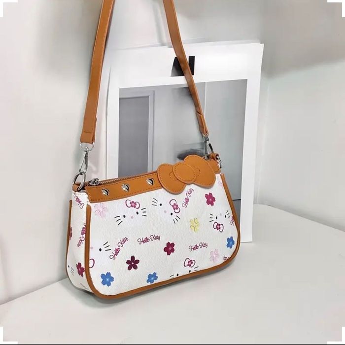 Сумка Sanrio Hello Kitty з принтом, компактна сумочка на блискавці