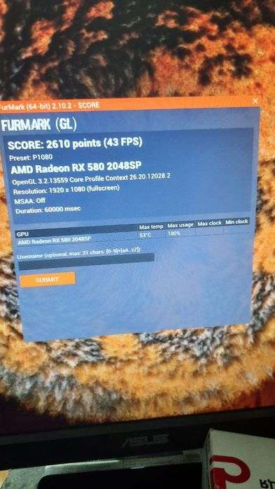 Відеокарта RX 580 16 Gb DDR5