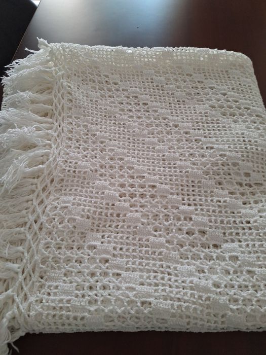 Toalha renda vintage