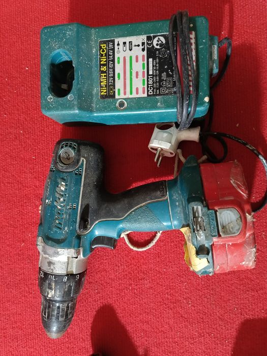 Makita 18V 2x wkrętarka akumulatorowa + 2 baterie + ładowarki
