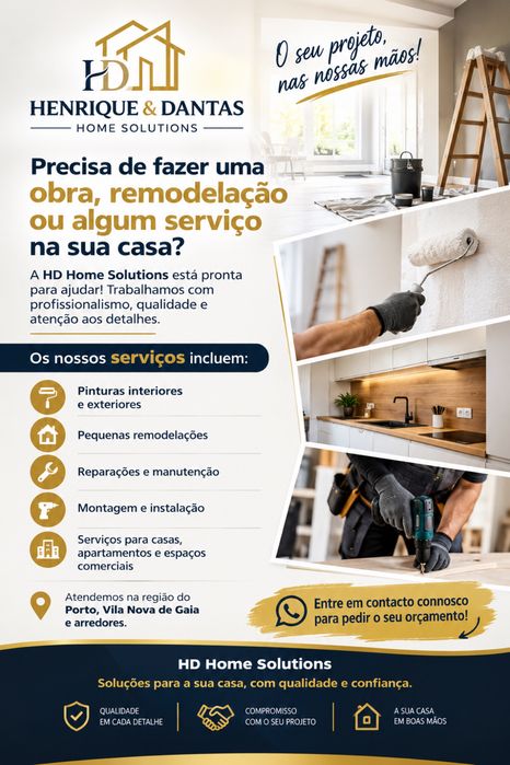 Remodelações e Pinturas Residenciais no Porto - Orçamento Gratuito