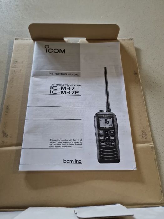 Rádio VHF náutico ICOM IC-M37Novo