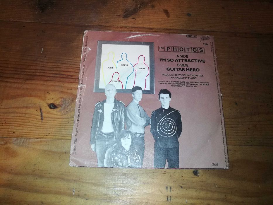 THE PHOTOS (Punk-New Wave) - Im So Attractive SINGLE