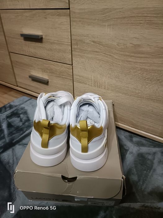 Lacoste Sneakersy  Biały rozmiar 40.5