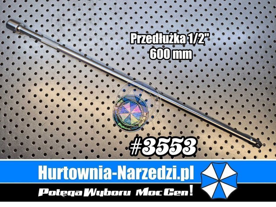 Przedłużka 1/2" 600mm długa przedłużka 600mm przedłużka do nasadek