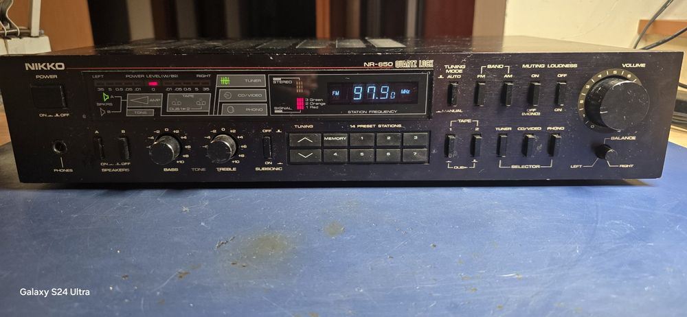 Amplituner nikko nr-650  100% sprawny