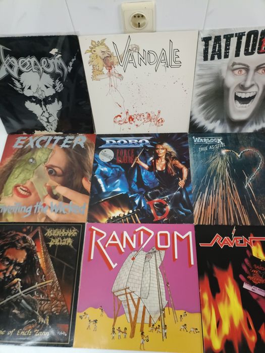 HEAVY METAL / HARD ROCK: As melhores bandas (discos de vinl)