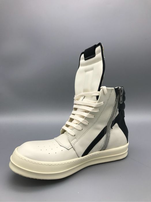 Кросівки Rick Owens Geobasket White/Black/size 37-45/Преміум якість!