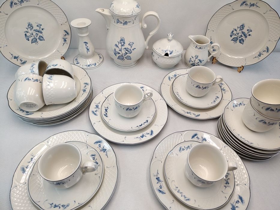 Serwis kawowy Villeroy & Boch. Val Bleu. 10 osób!!!