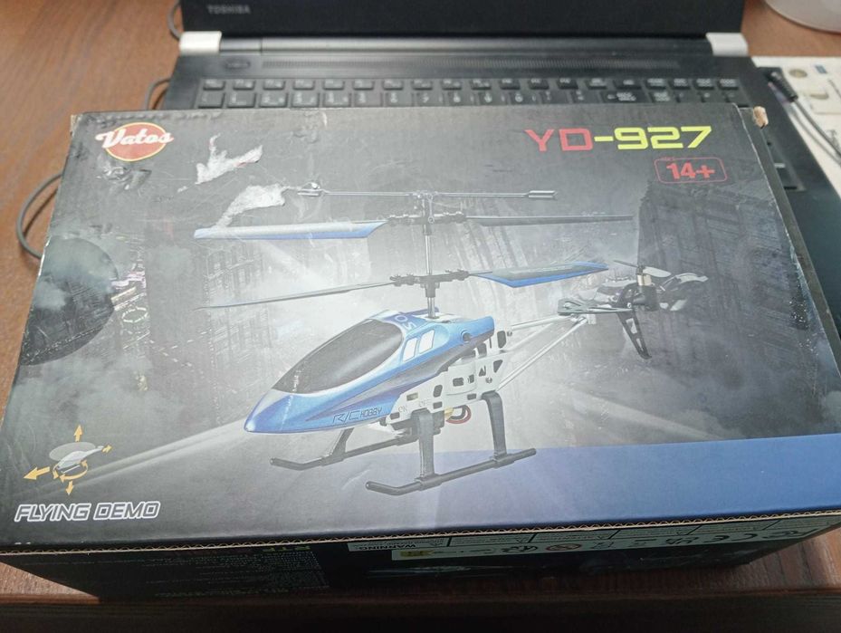 Título: Helicóptero R/C VATOS YD-927 (2.4GHz)–NOVO na Caixa+Suplentes