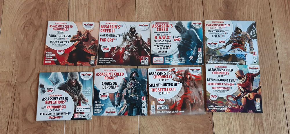 Assassin's Creed Paka CD-Action PL i inne gry, 8 wydań