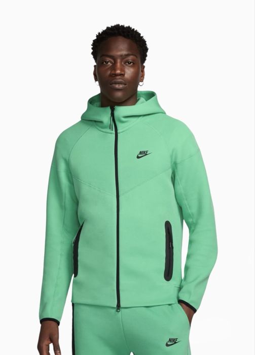 Кофта Nike Sportswear Tech Fleece Windrunner - зелений