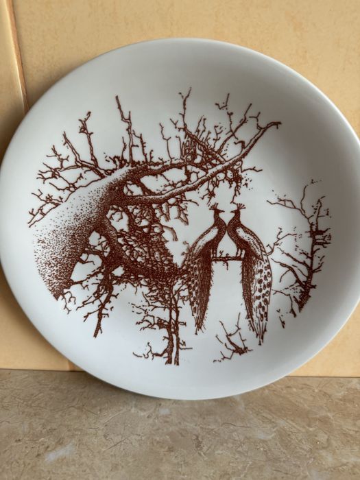 Talerz ozdobny z porcelany Wawel