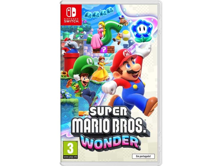 Nintendo Switch V.2 + Acessórios (Origem) + 2 Jogos + Micro SD 128gb