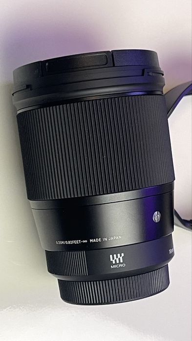 Sigma 16mm f1.4 DC DN Micro nova estrear