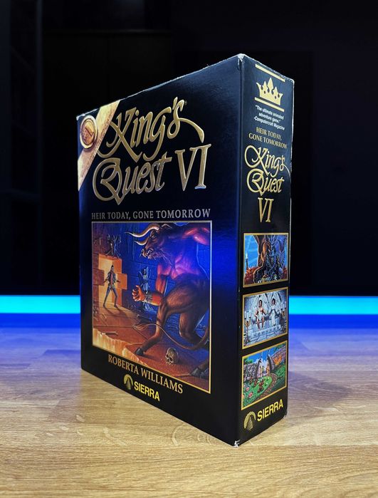 King's Quest VI 6 (PC PL 1993) BIG BOX polskie premierowe wydanie IPS