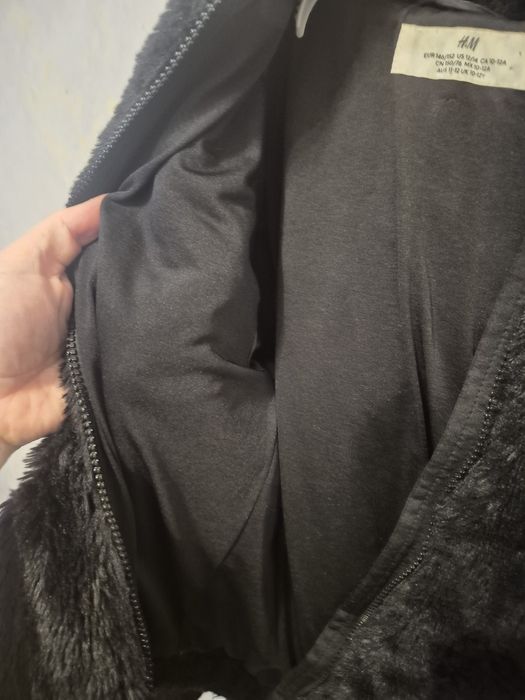 Futro kurtka miś h&m 146/152 stan bdb