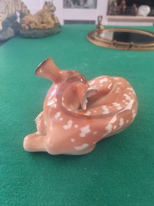 Porcelana Łomonosow/sarenka,jelonek