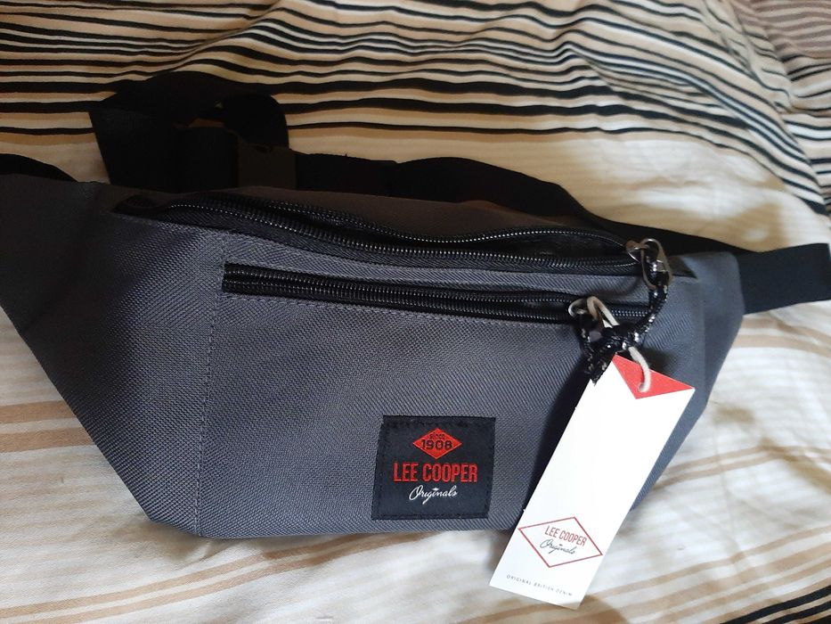 Nerka saszetka męska nowa szara Lee Cooper
