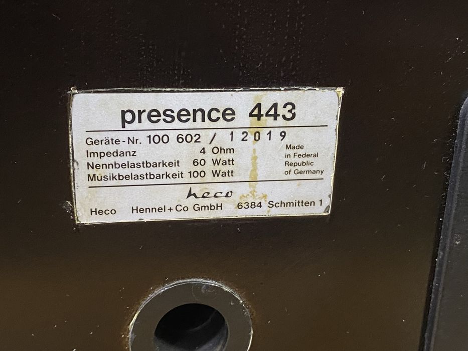 Акустика Heco Presence 443